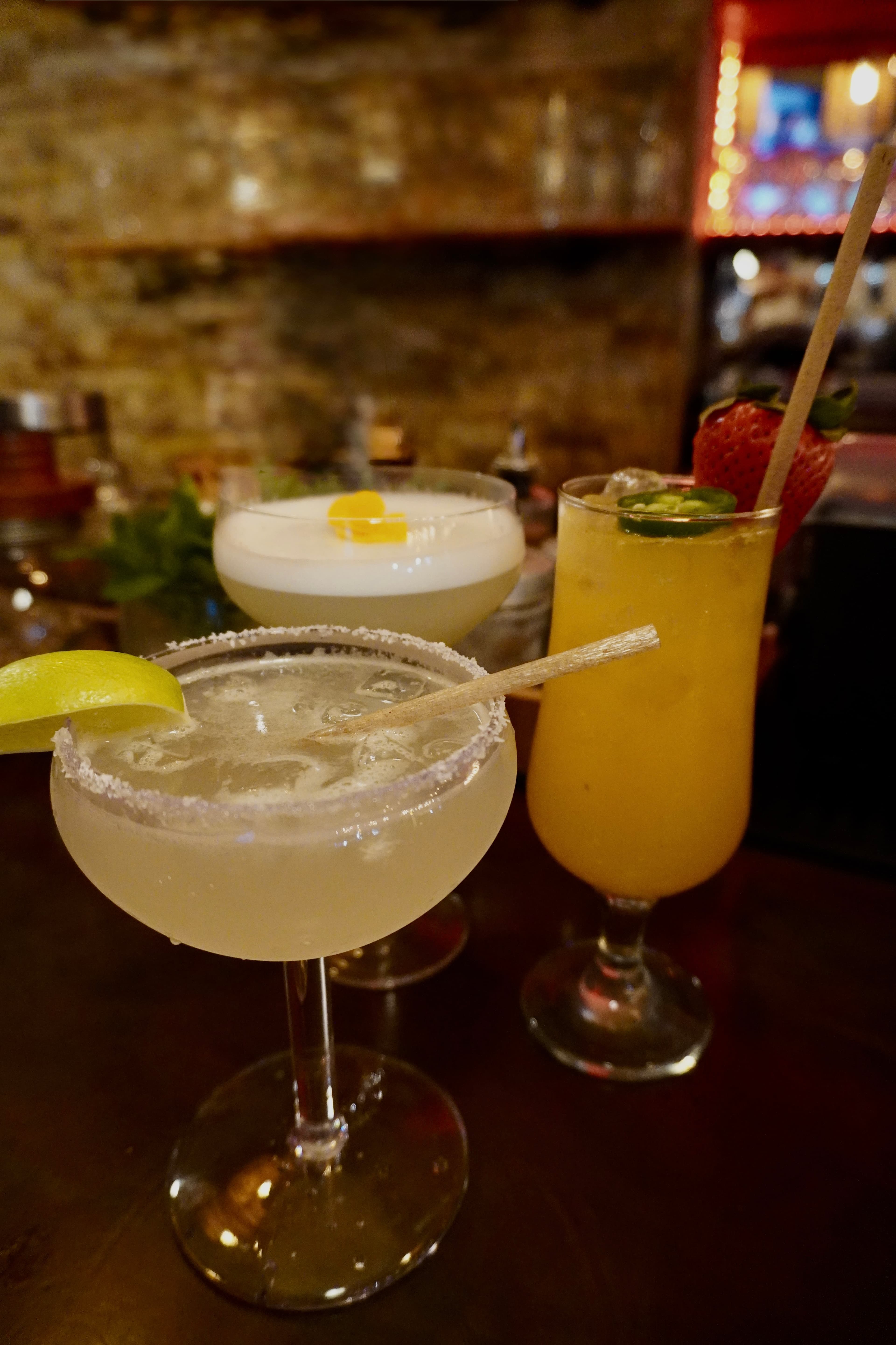 Craft cocktails at the Tiempos Miami Calle Ocho bar