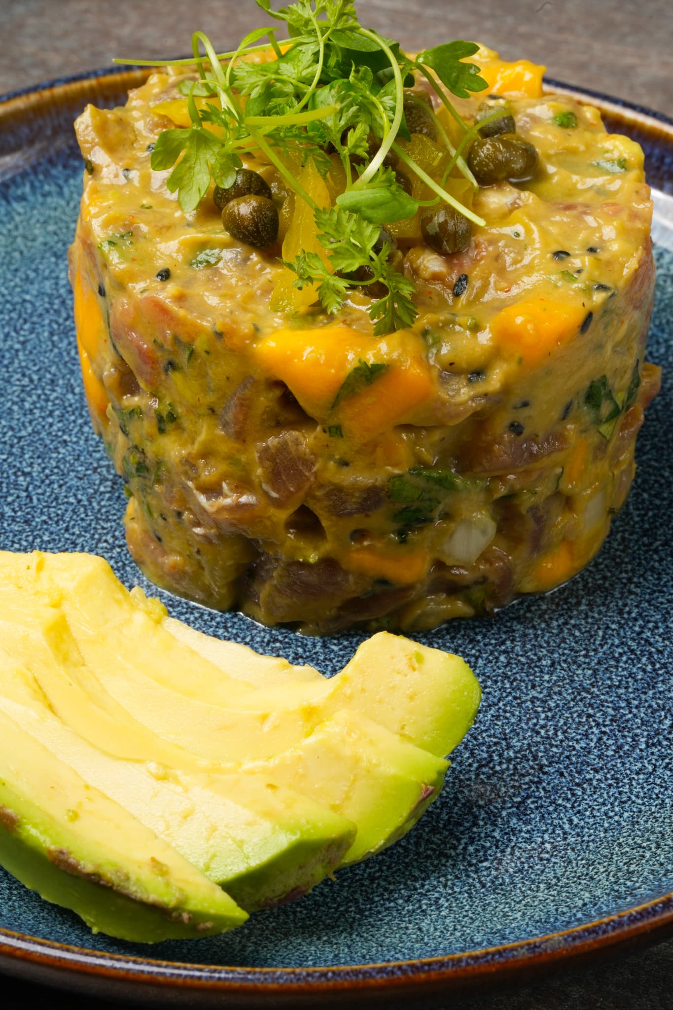 Tuna tartare at Tiempos Calle 8
